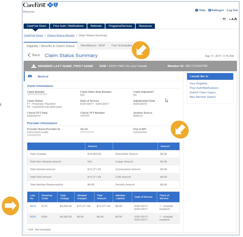 Carefirst check application status medisoft and availity edi