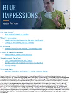 Cover of BlueImpressions March 2023 issue