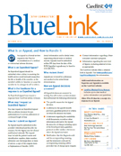 Cover of BlueLink October 2014 issue