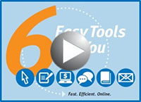 Title screen of "6 Easy Tools" video